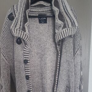 LCR Knit Cardigan with Button Accents